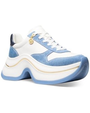 Michael Kors Michael Arla Lace Up Sneakers - Blue