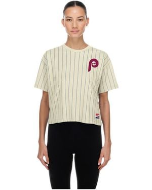 KTZ Philadelphia Phillies Throwback Boxy T-shirt - White