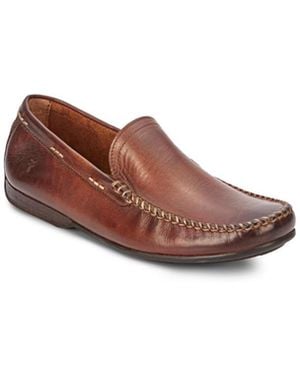 Frye Lewis Venetian Slip On Driving Loafer - Brown