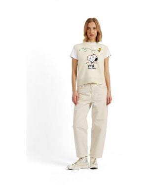 Chinti & Parker Chinti And Parker Wool-cashmere Snoopy Tank - White