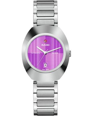 Rado Swiss Automatic Diastar Original Stainless Steel Bracelet Watch 30mm - Pink