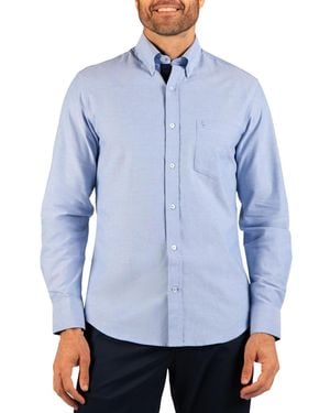 Tailorbyrd Oxford Long Sleeve Shirt - Blue