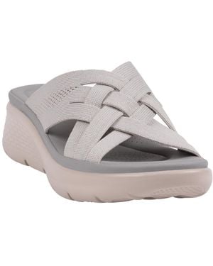 Gc Shoes Slip-on Wedge Sandals - Gray
