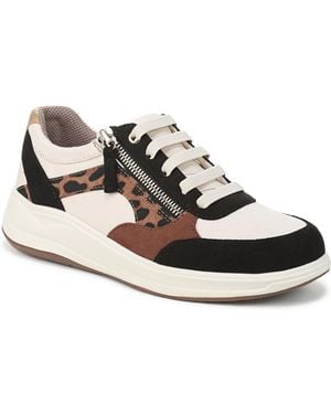 LifeStride Teamplayer Washable Round Toe Slip On Sneakers - White