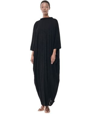 eem Stretch-knit Covered Chain Detail Kaftan - Blue