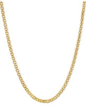 Macy's Macys Bismark Link Chain Necklace 1 1 2mm In 14k Collection - Metallic