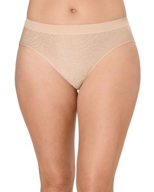 Bali One Smooth U All-over Smoothing Hi Cut Brief Underwear 2362 - Natural