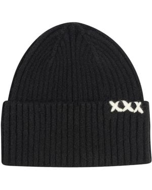 Scotch & Soda Decode Rib Stitched Beanie - Black
