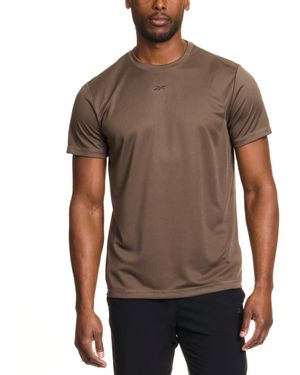 Reebok Tech Regular-fit Logo T-shirt - Brown