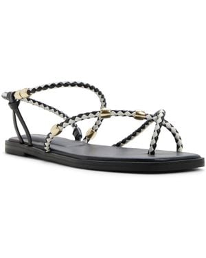 ALDO Loucinda Slip-on Flat Sandals - Metallic