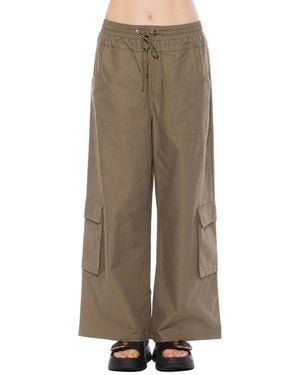 Alexia Admor Evren Drawstring Cargo Pants - Natural