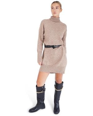 Belle & Bloom Nothing Compares Knit Dress - Natural