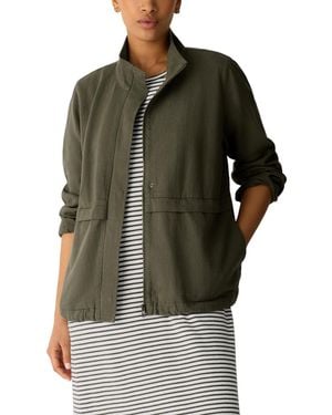 Eileen Fisher Zip-up Jacket - Green