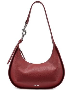 DKNY Thyme Medium Hobo Bag - Red