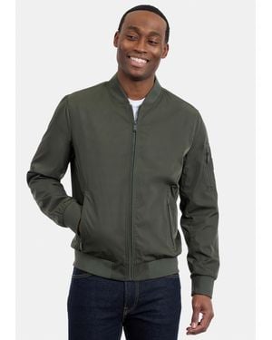 Calvin Klein Memory Flight Bomber Jacket - Gray
