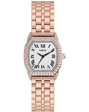 Fossil Quartz Harlow Stainless Steel Watch - Metallic
