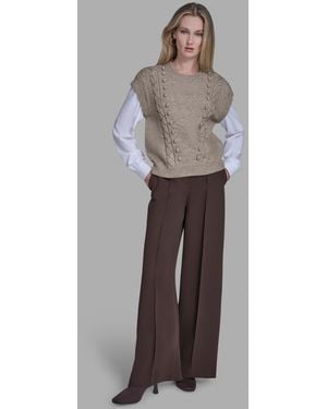 BCBGMAXAZRIA Pull-on Sweater Vest - Gray