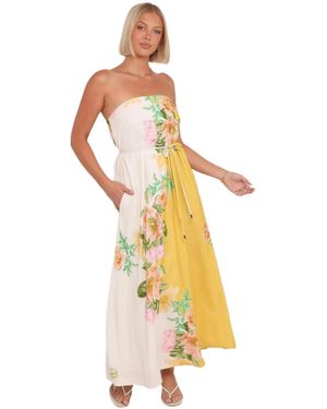 Petal & Pup Marlia Maxi Dress - Metallic