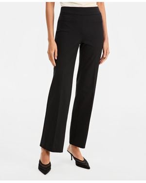 INC International Concepts Incredible Stretch Bootcut Pull-on Pants - Black