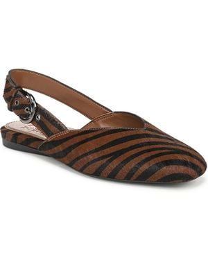 Naturalizer Crystal Slingback Flats - Brown