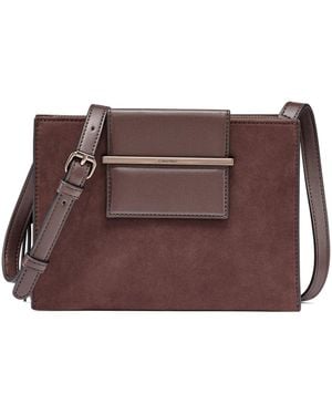 Calvin Klein Sybil Small Crossbody Handbag - Brown