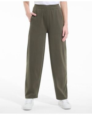 Lands' End Sport Knit High Rise Barrel Ankle Pants - Green