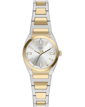 Fossil Everett Three-hand Stainless Steel Watch 27mm - Metallic