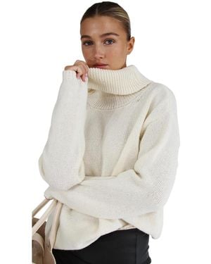 Belle & Bloom Right Here Waiting Open Back Knit - Gray