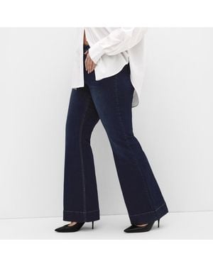 City Chic Plus Size Harley Fit West End Jean - Blue