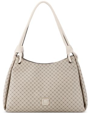 Nine West Dorsey Triple Compartment Shoulder Bag - Gray