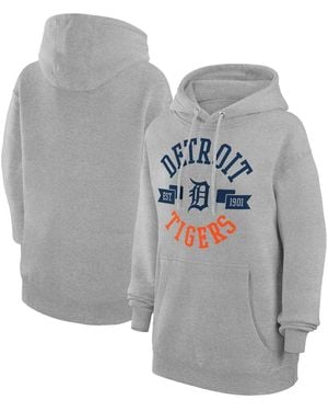 G-III 4Her by Carl Banks Detroit Tigers City Graphic Pullover Hoodie - Gray