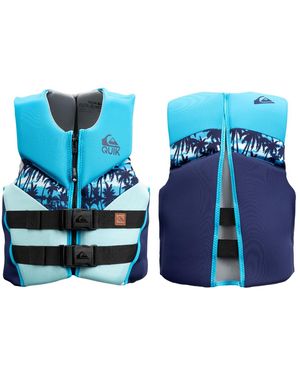 Quiksilver Uscg Approved Life Jacket - Blue