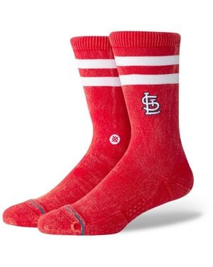 Stance And St. Louis Cardinals Rotation Crew Socks - Red