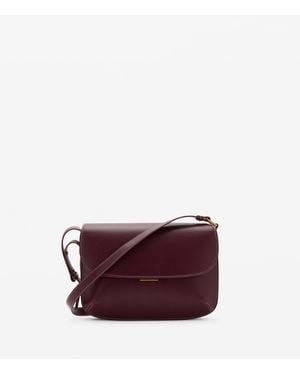 Mango Flap Crossbody Bag - Purple