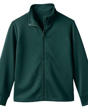 Lands' End Kids Active Performance Full Zip Jacket - Green