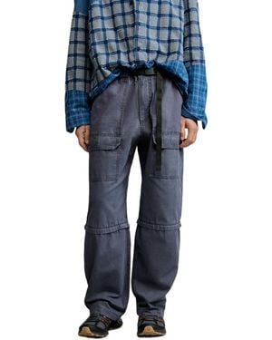 Desigual Long Cotton Pants - Blue