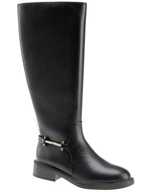 BCBGeneration Lukas Wide Calf Riding Boot - Black