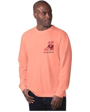Margaritaville Tampa Bay Buccaneers It's Five O'clock Somewhere Long Sleeve T-shirt - Pink