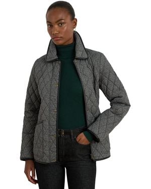 Ralph Lauren Quilted Velboa-lined Jacket - Black