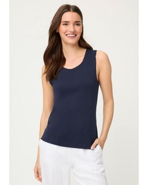 Olsen Sleeveless Shell - Blue