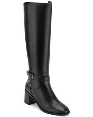 Easy Spirit Noma Eflex Block Heel High Shaft Dress Boots - Black