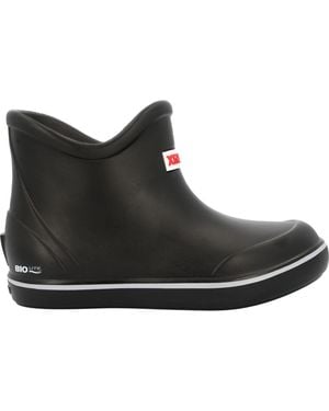 XtraTuf Kids Tufs Ankle Deck Boot - Black