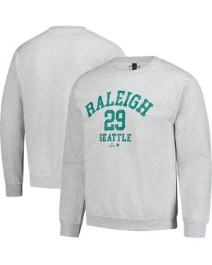 BreakingT And Cal Raleigh Mlbpa Player Name Number Sweatshirt - Gray