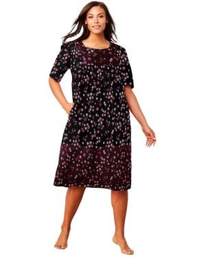 Only Neccessities Only Necessities Mixed Print Short Lounger - Red