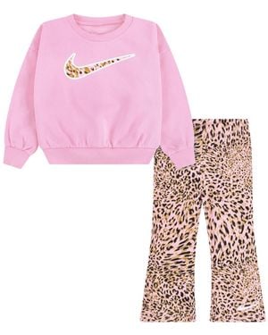 Nike Toddler Girls' 2t-4t Printed Top And leggings - Pink