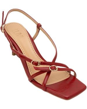 Prologue Shoes Chaka Square Toe Stiletto Sandals - White