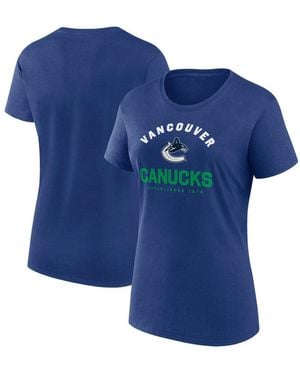LOGO ATHLETIC Vancouver Canucks Unrivaled T-shirt - Blue