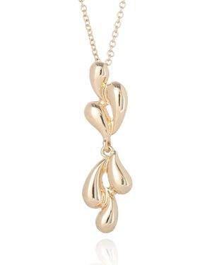 BCBGeneration Sculptural Drop Pendant Necklace - White