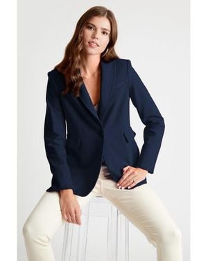 Caldwell Collection Lorraine Single Button Blazer - Blue
