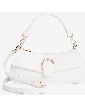 On 34th Jynna Medium Solid Shoulder Bag - White